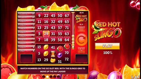 Red hot slingo play online  Volatility: Very high: Provider: Slingo% Win lines: 12: Reels: 5: Games Related to Red Hot Slingo